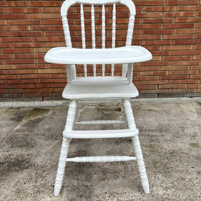Vintage High Chair (White)