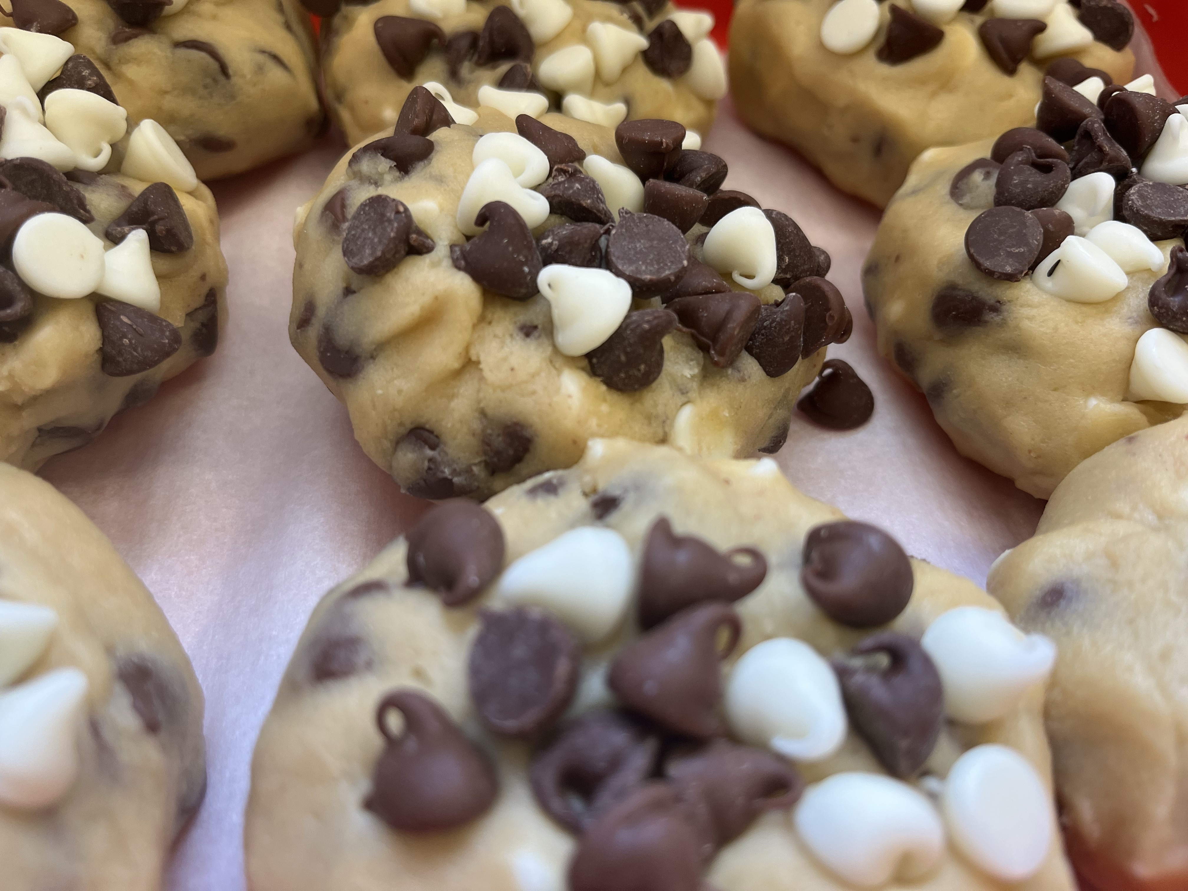 Stuffed Triple chocolate cookies