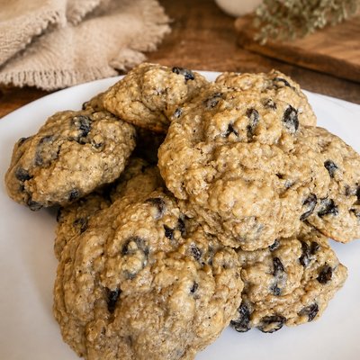 Sourdough Oatmeal Raisin Cookies 