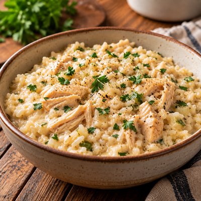 Creamy Chicken & Rice 