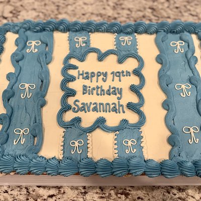 Double Layered Rectangle Cookie Cake 11 X 17