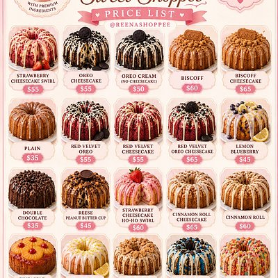 Bundt Pound cakes