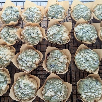 Sourdough Blueberry Crumble Muffins (6pk)