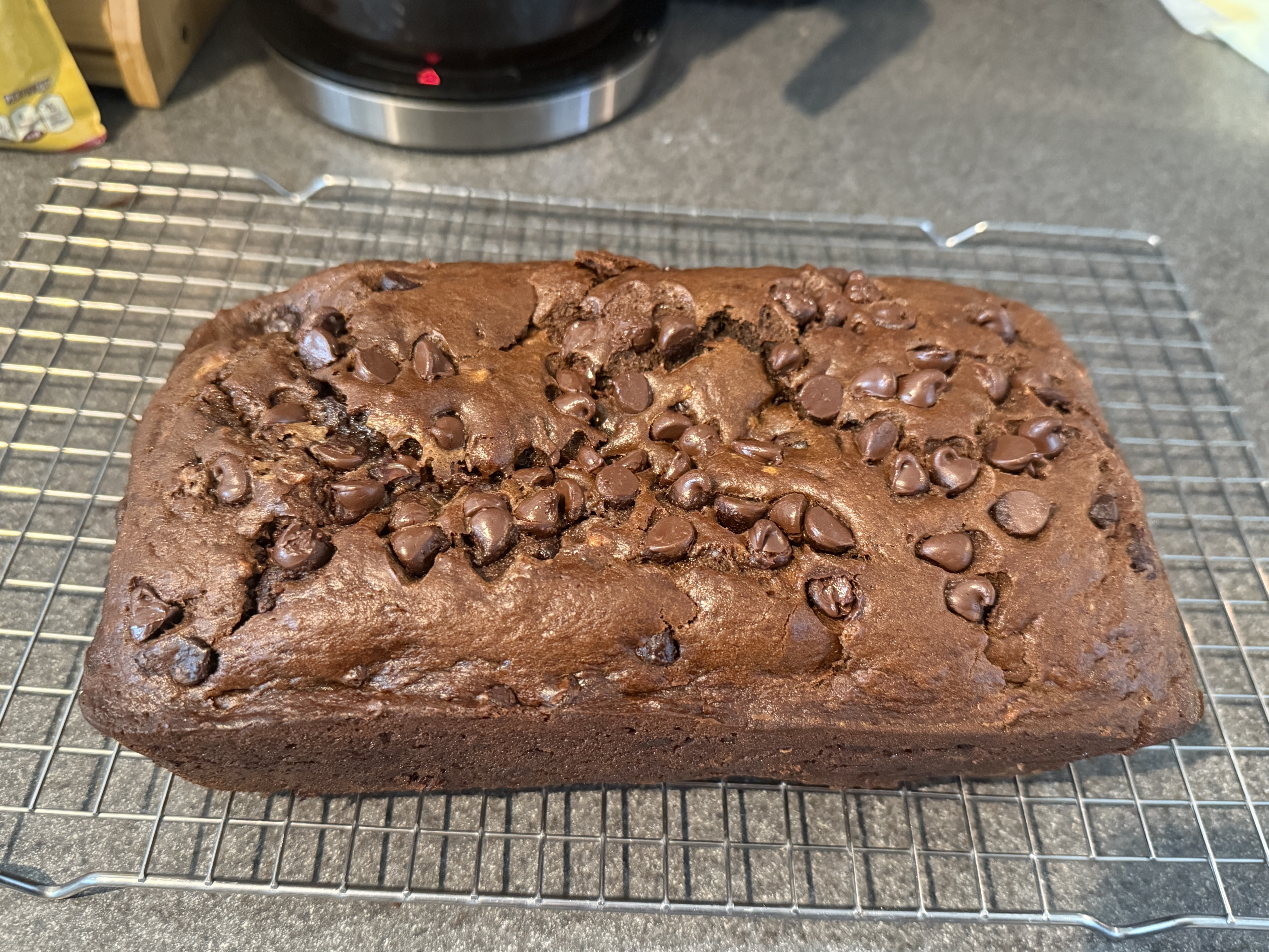 Sourdough Double Chocolate Banana Bread 
