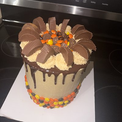 6" Chocolate Peanut Butter Cake