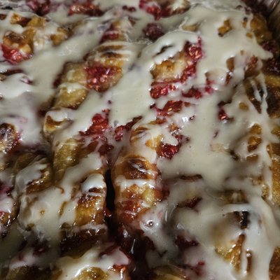 Raspberry Focaccia 