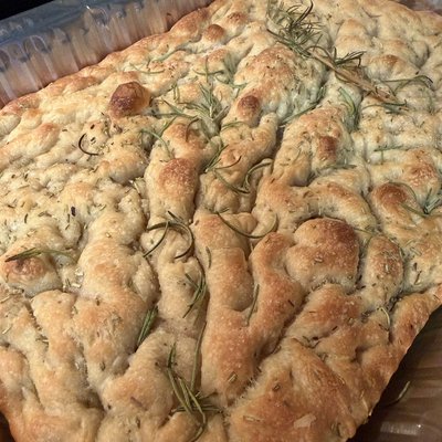 Rosemary Sea Salt Sourdough Focaccia 