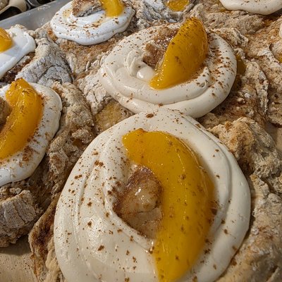 Peach Cobbler Rolls