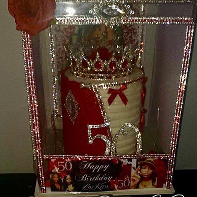 6inch 4 Layer w/  Extreme Bling Keepsake Box