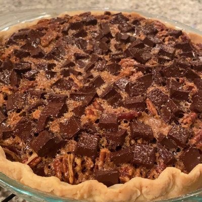 Chocolate Chunk Pecan Pie