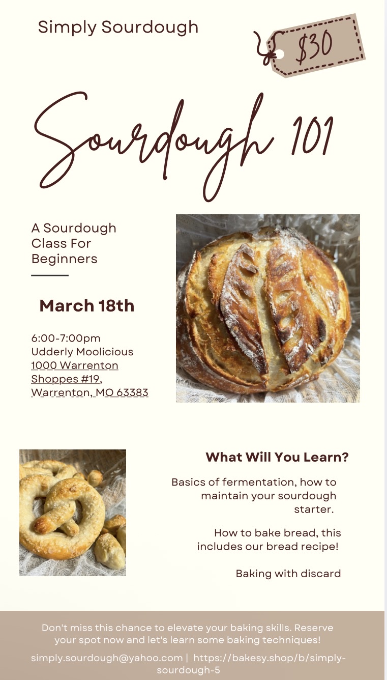 Sourdough 101  March 18th, 2026 