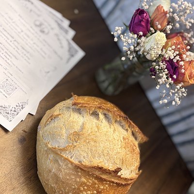 Classic Sourdough Loaf Sliced 