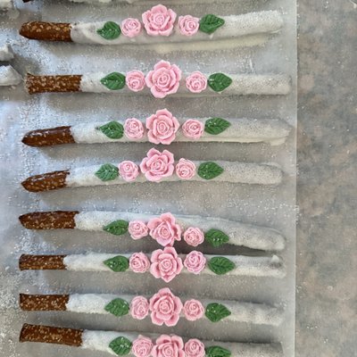 Chocolate Pretzel Sticks