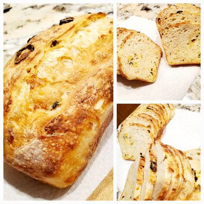 Sourdough Bread Jalapeño Cheddar (Loaf Shaped)