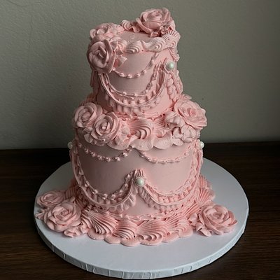 Small Two-Tier ( 4” + 6” Cake ) 