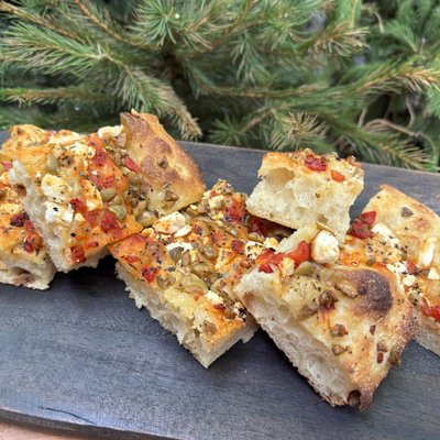 Sourdough Focaccia - Olive Feta