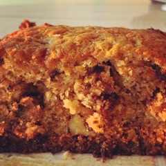 Banana Bread with Chocolate Chips : Aged bananas  just right with Ghirardelli chocolate chips 