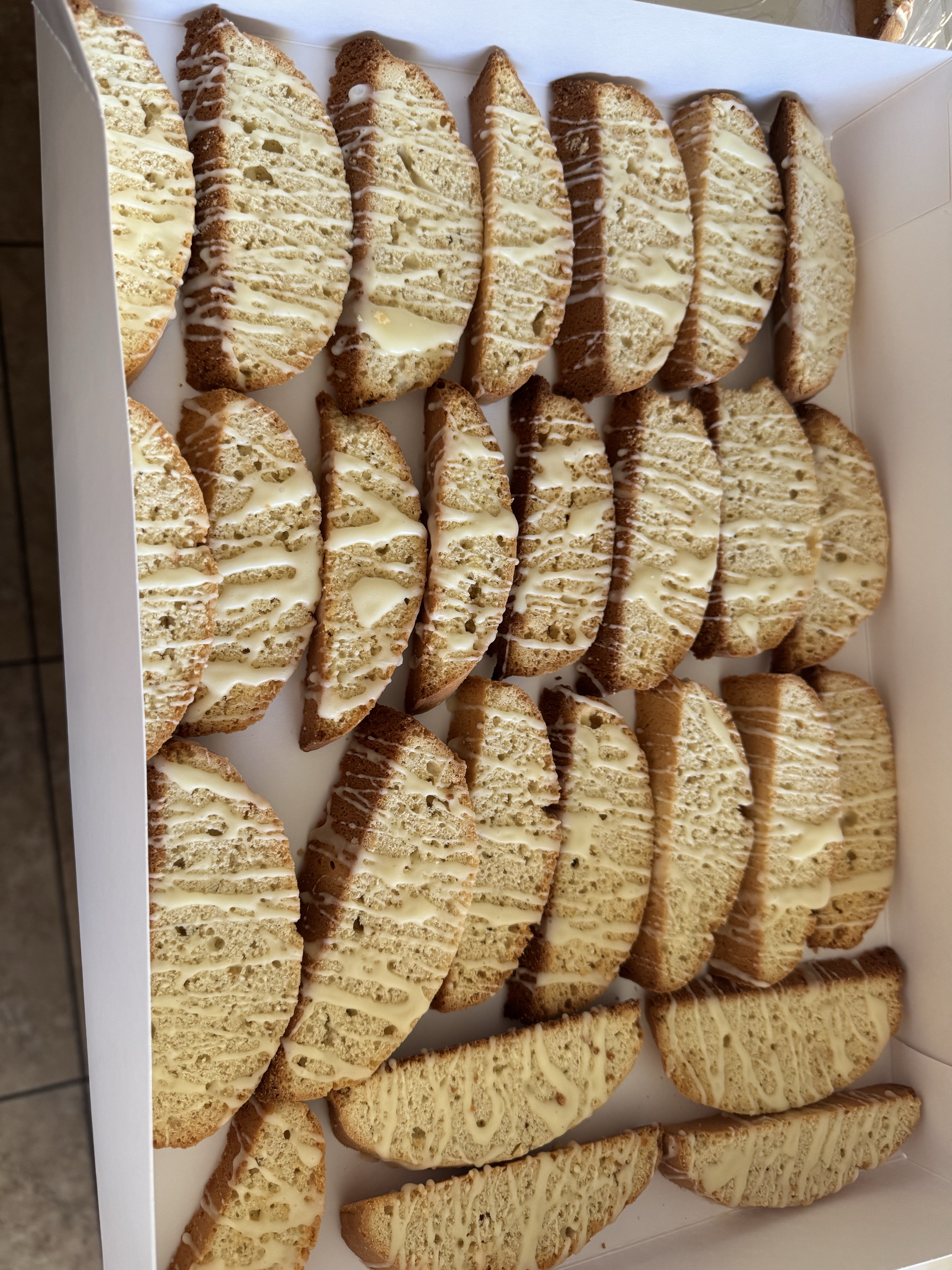 Eggnog Biscotti
