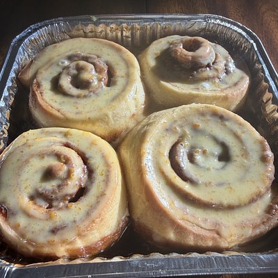 4-Pack Orange Cinnamon Rolls
