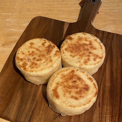 Large Sourdough English Muffins