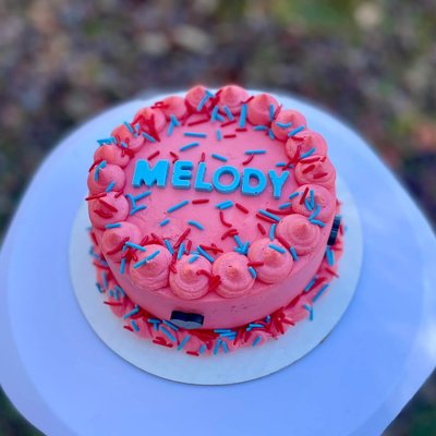 Small 1 Layer Cake