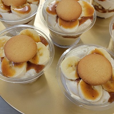 6 Count 6 oz Banana Pudding Trifles 