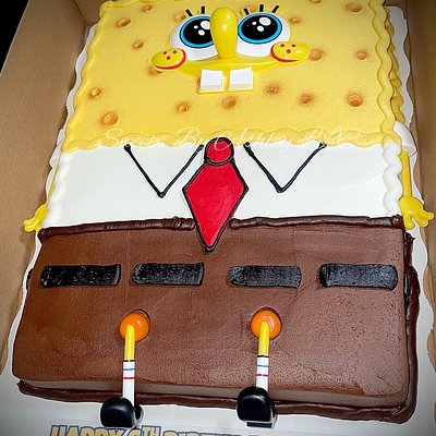 1/2 Spongebob Cake