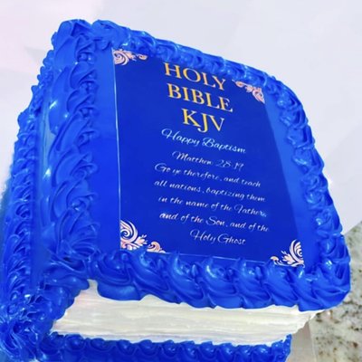 12” Square Cake ( Serves 40 ) 