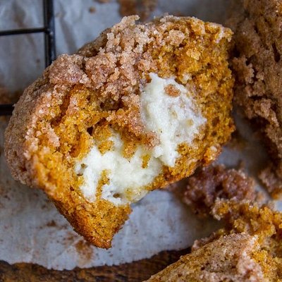 Pumpkin Cheesecake Muffins 