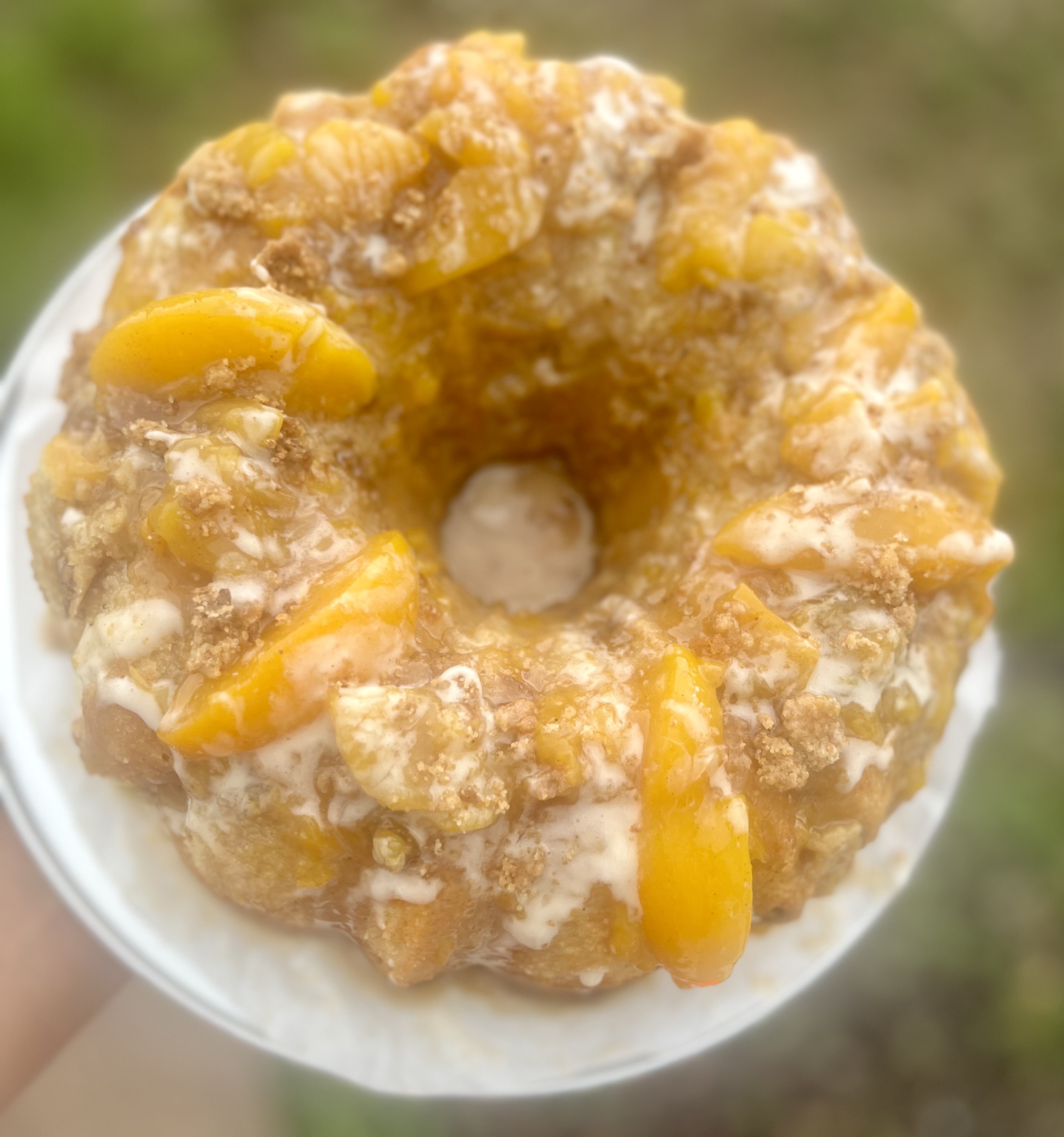 Peach Cobbler Pound Cake