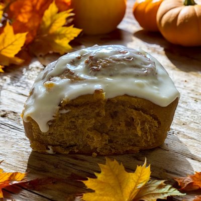 Brioche Pumpkin Spice Cinnamon Rolls 