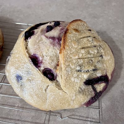 Blueberry Sourdough Loaf 