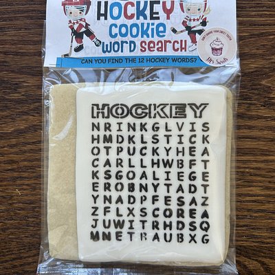 Word Search Cookie