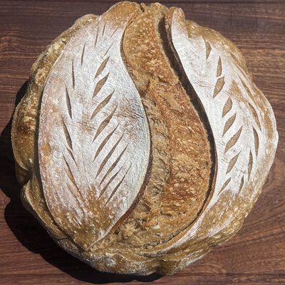 Honey Wheat Sourdough Loaf 