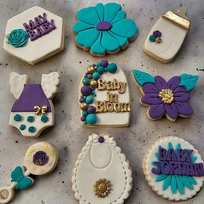 Fondant cookies  (price may vary by design and size)
