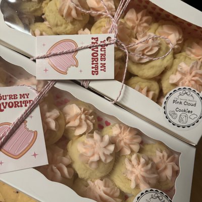 Pink Cloud Cookies-Large Box 
