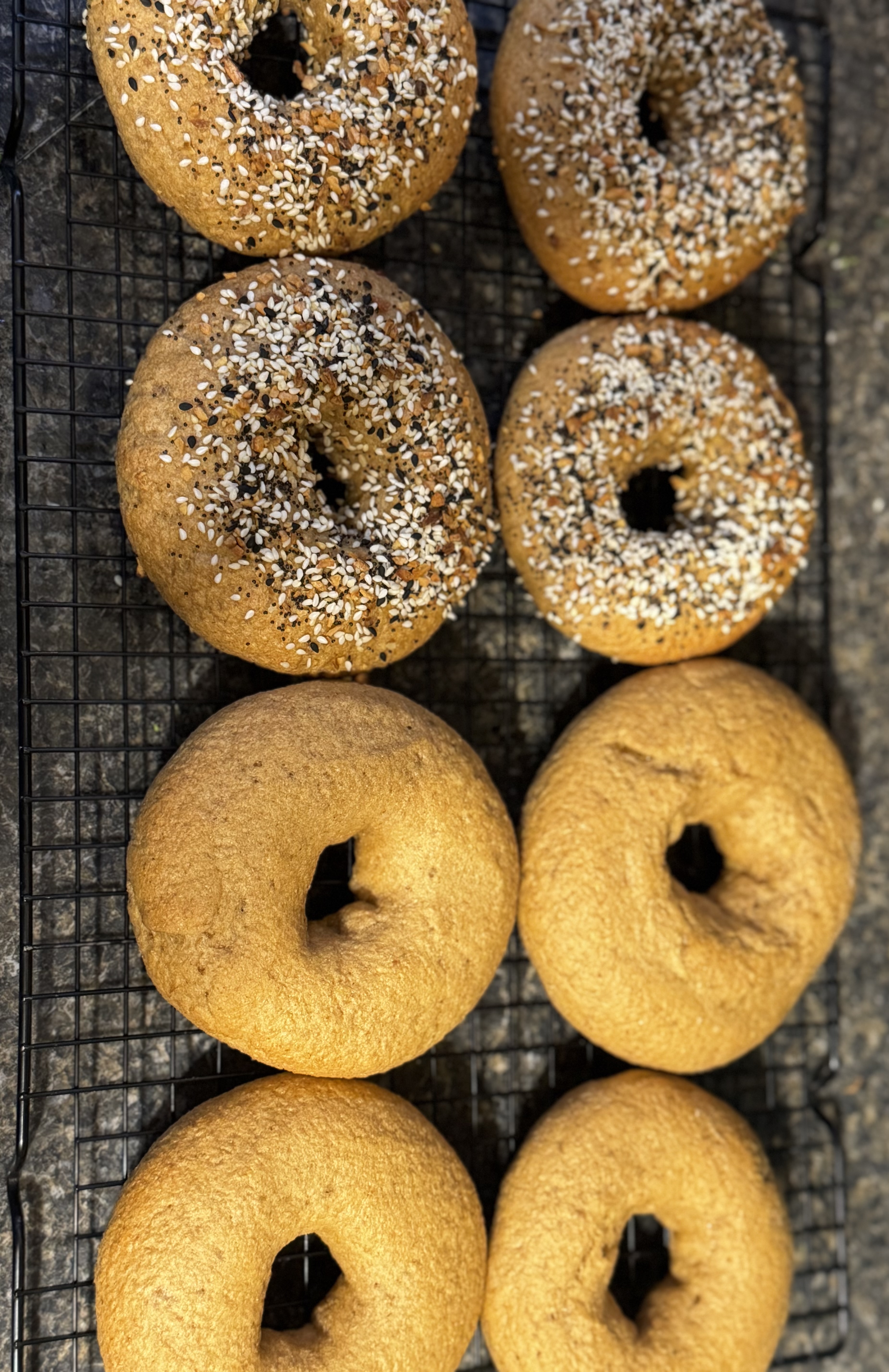 Sourdough Bagels