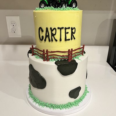 8” & 6” Two Tiered Cake