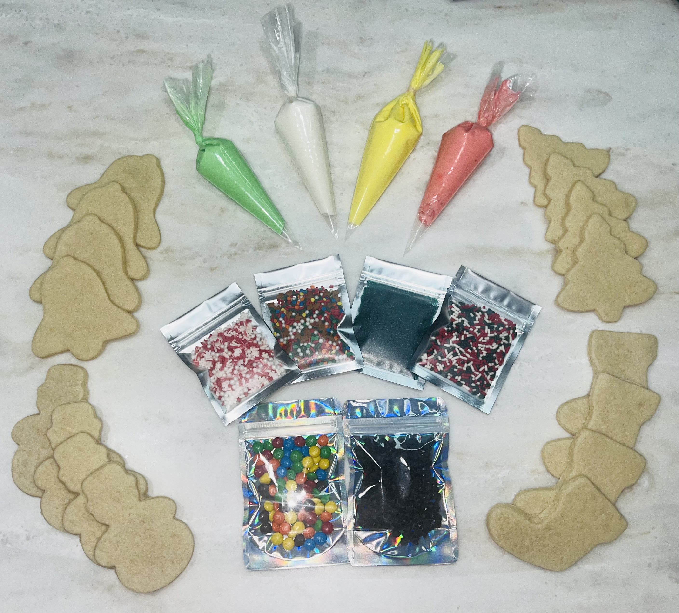 Large - Cookie Decorating kit Photos Example