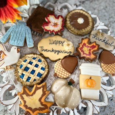 Thanksgiving Sugar Cookies 