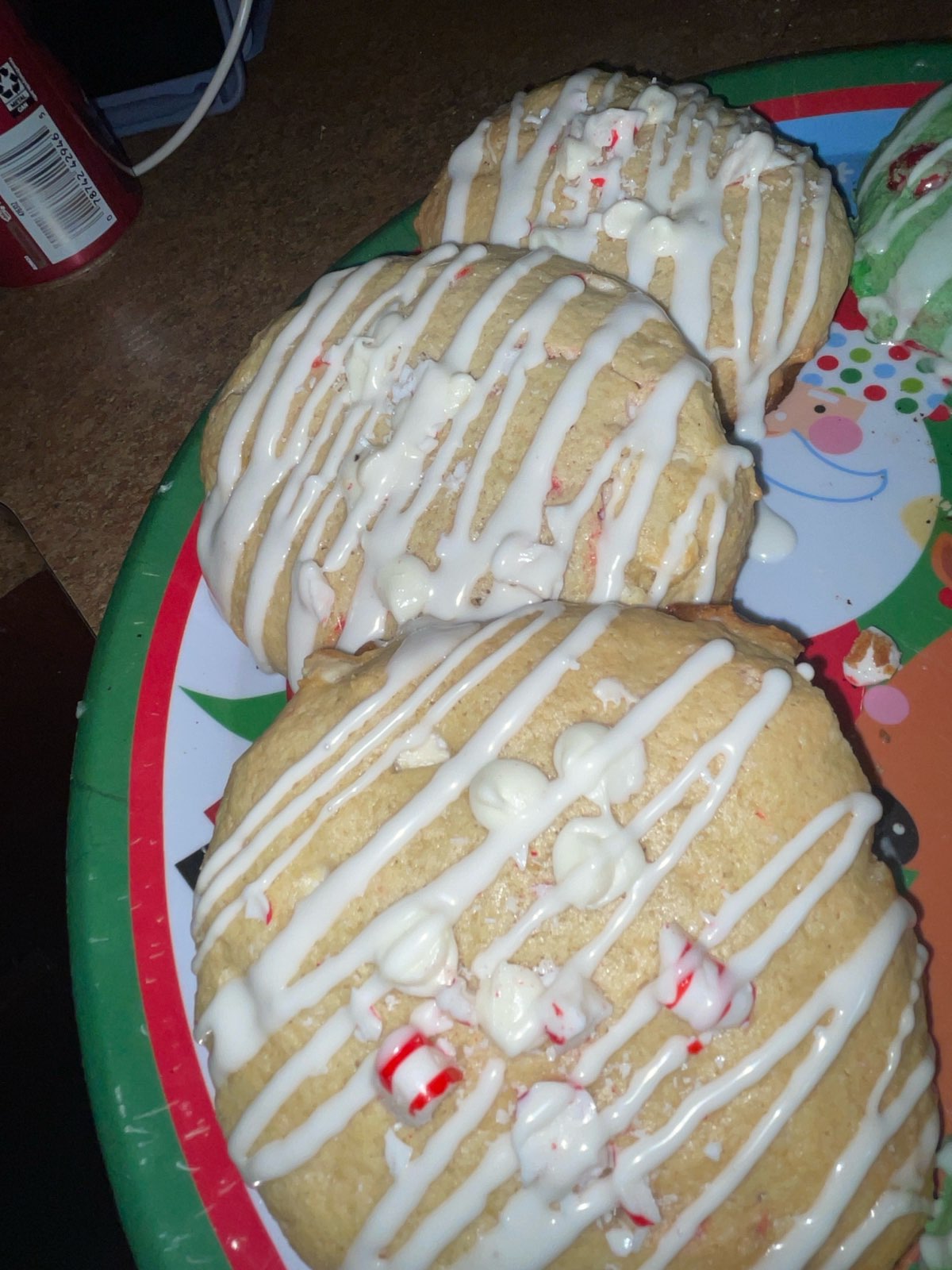 White Chocolate peppermint Cookies