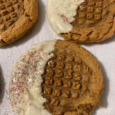 Gingerbread Espresso Latte Cookies 