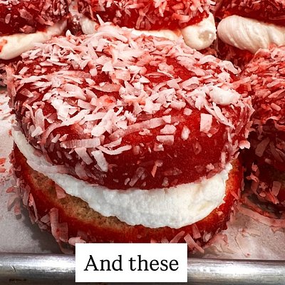 Raspberry Coconut Cakes