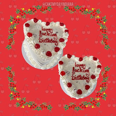 9” Heart-Shaped Cake