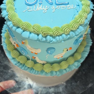 One Silly Goose Smash Cake 