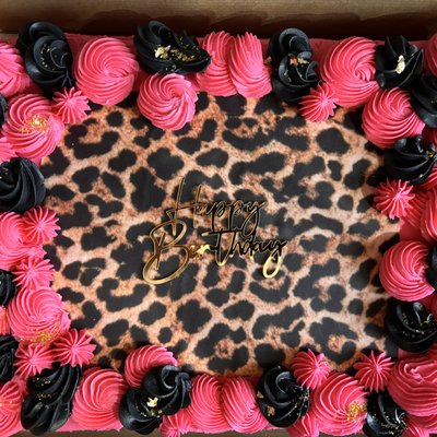 1/4 Sheet Cake 