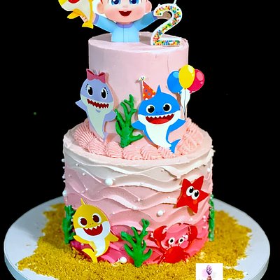 2 Tier Custom Cake- 4+6