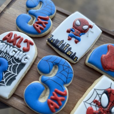 Character Themed Decorated Sugar Cookies