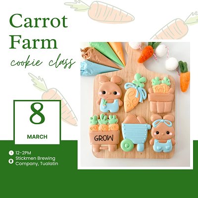 Cookie Class March 8th 12-2pm