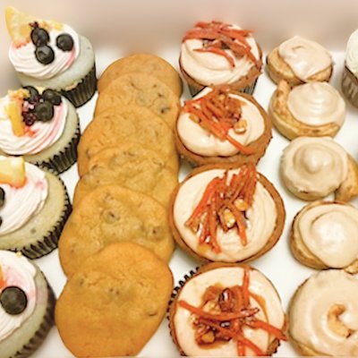 Custom Boxes With Cupcakes, Cookies, Cinnamon Rolls Or Doughnuts 